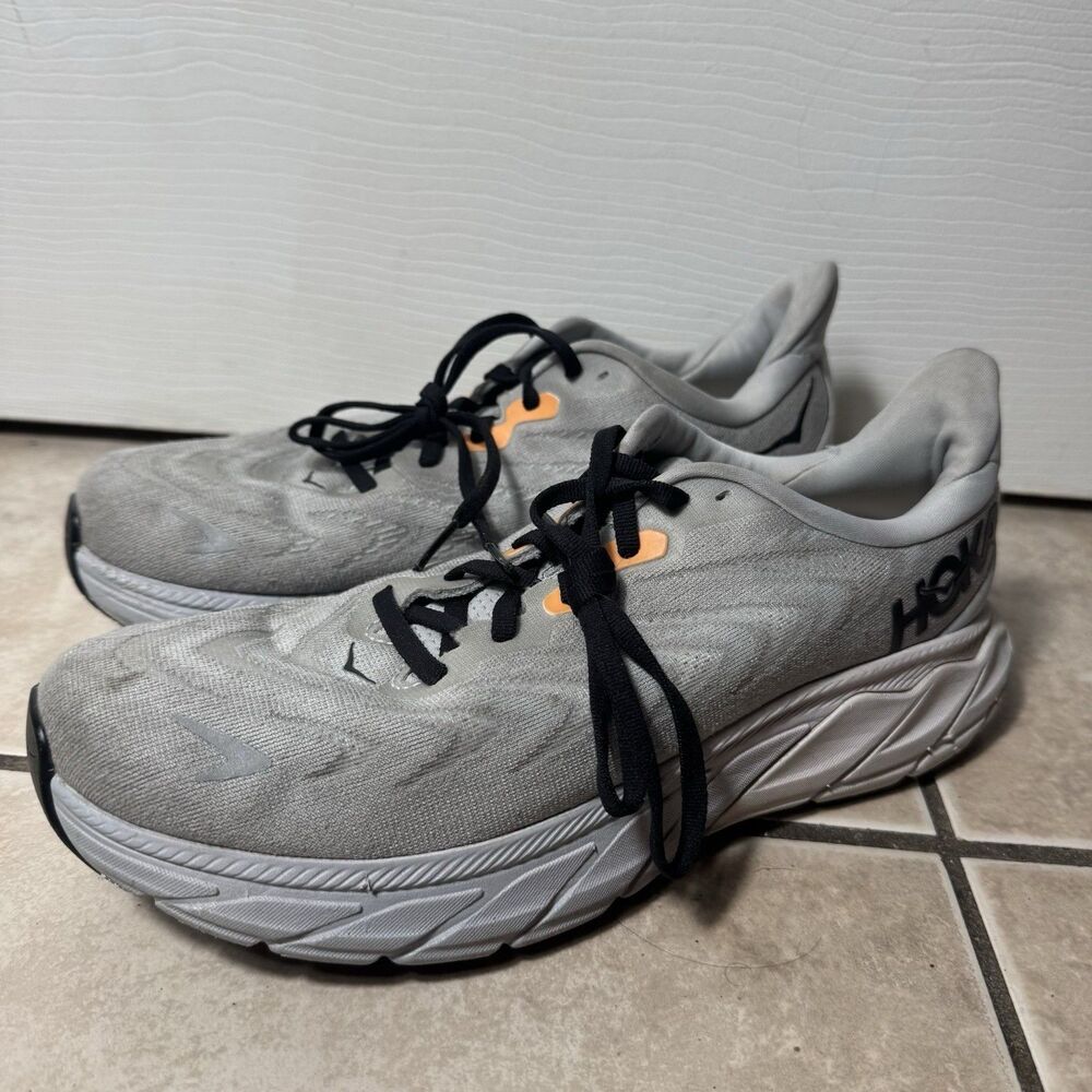 Hoka One One Men’s 8.5 D Arahi 6 Harbor Mist Running Shoes Gray Sneakers Trainer